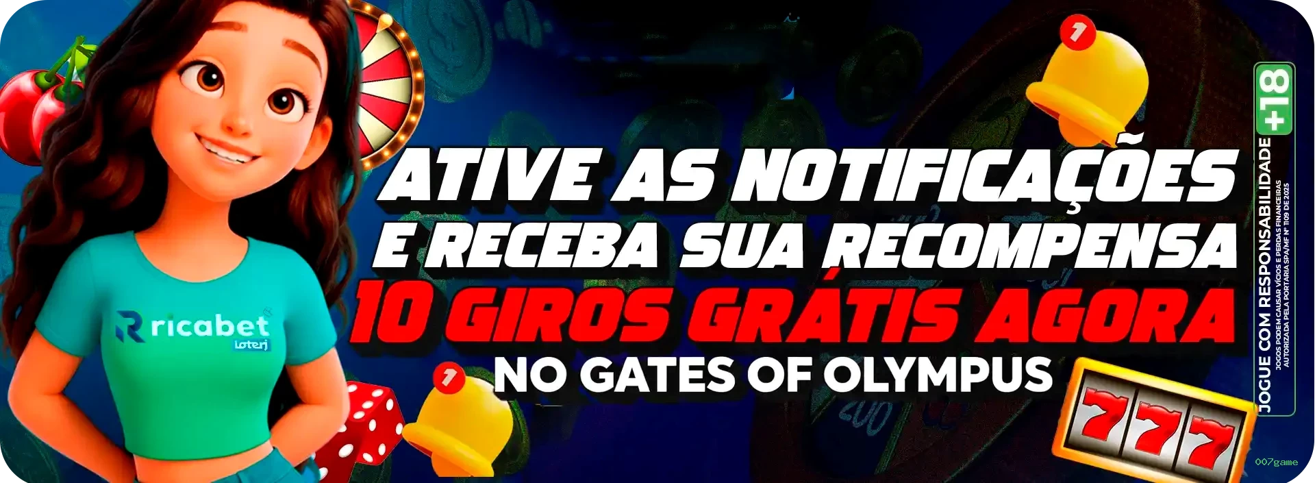 Cassino ao vivo da 007game com dealers reais
